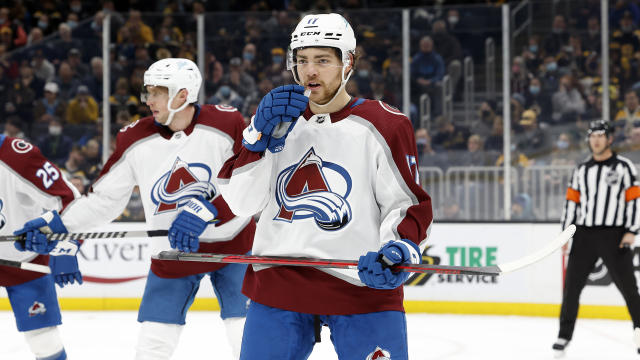 Tyson Jost showing leadership at Avalanche development camp