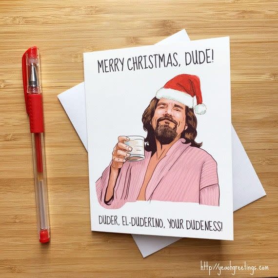 The Big Lebowski Card