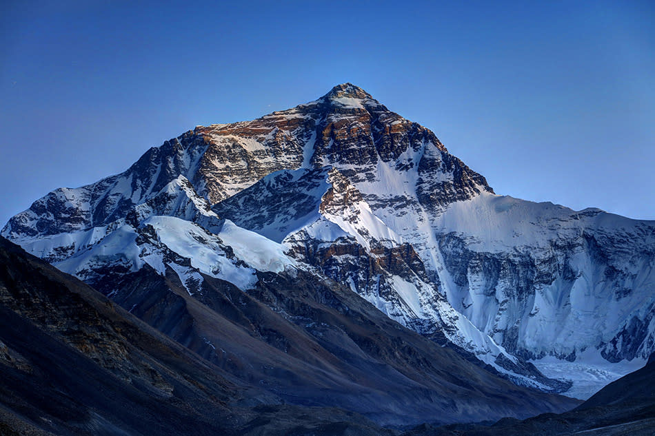 The north face of Mount Everest. Taken with Canon 5DS with Canon 70-200mm f4 L.