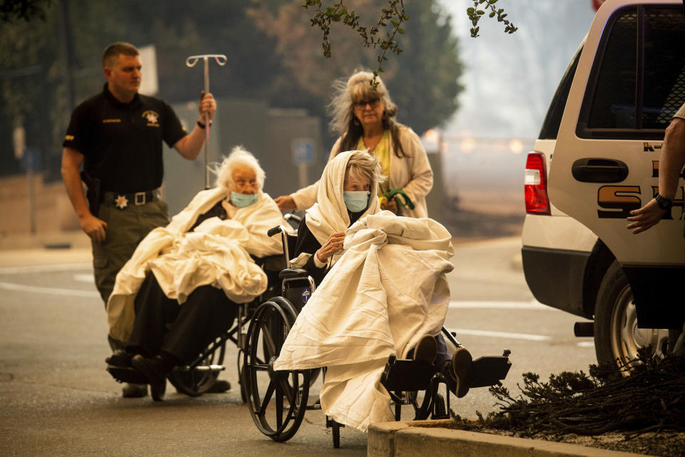 <em>Evacuation – hundreds of thousands of people have been forced to evacuated across the state (Picture: AP)</em>