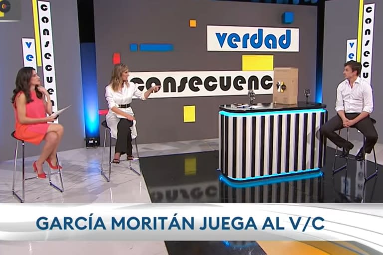 Roberto García Moritán se sometió al "verdad o consecuencia"