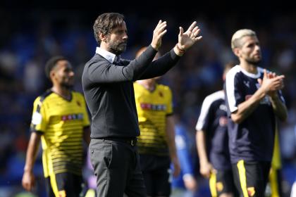 Watford manager Quique Sanchez Flores had plenty of reasons to applaud his squad. (Reuters)