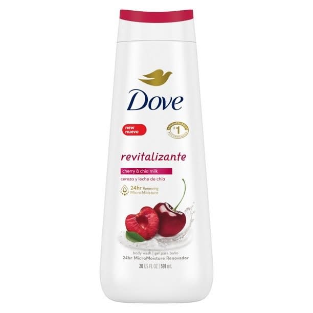 the Dove body wash