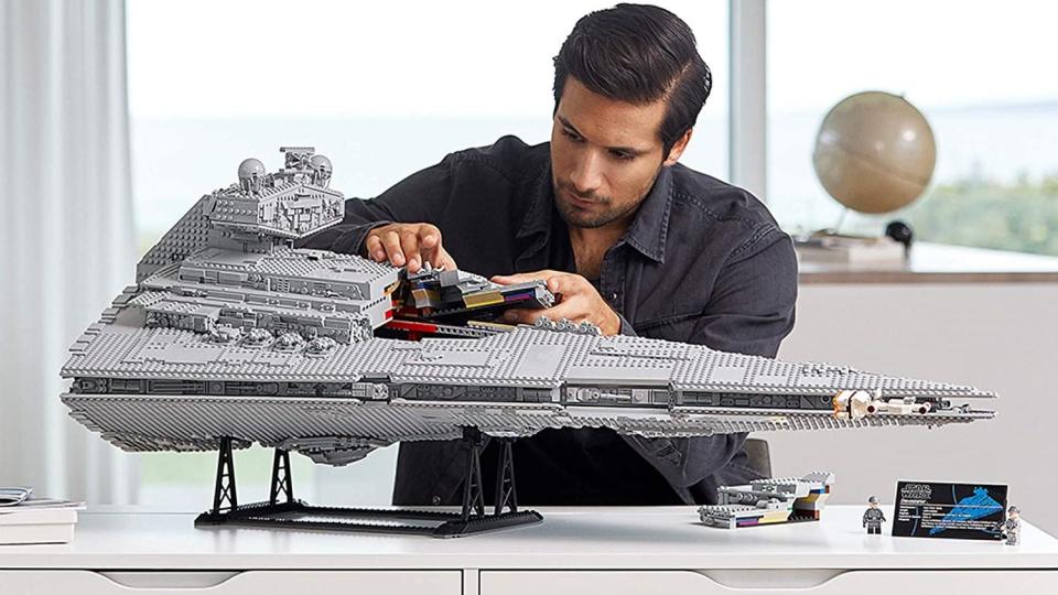 Best Lego Stars Wars gifts: Imperial Star Destroyer 75252 Building Kit.