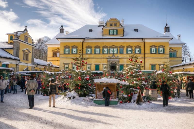 Christmas Market in Europe
Salzburg, Austria at the Hellbrunn Palace