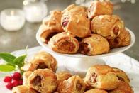 <b>M&S Hand-crafted festive sausage rolls, £12 for 24</b><br><br> Tasters loved the Christmassing-up of these rolls, with puff pastry stars on top. A mix of turkey, pork, bacon and cranberry, they had a nice sweetness from the fruit and put us in a festive mood. Lifestyle editor Nicola reckons they’re ‘the best sausage rolls she’s ever eaten’, which is quite an accolade.