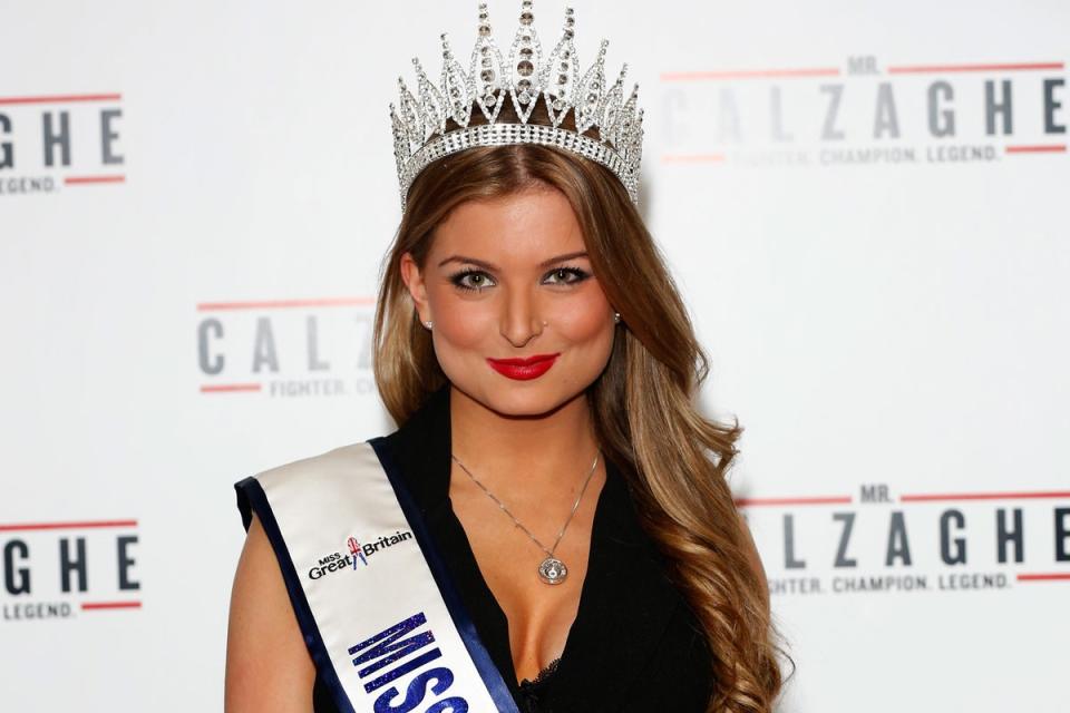 Zara Holland was stripped of her Miss Great Britain title after her appearance on Love Island in 2016 (Tristan Fewings/Getty)