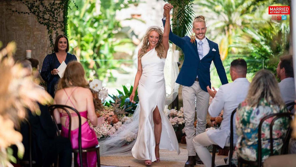 Lyndall Grace marrying Cameron Woods on MAFS