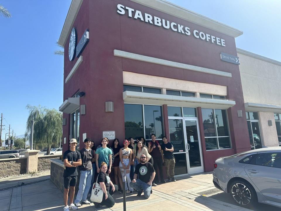 Workers at the Starbucks on Monroe Street and Highway 111 in Indio voted last week to form a union, joining those from hundreds of other stores in the chain.