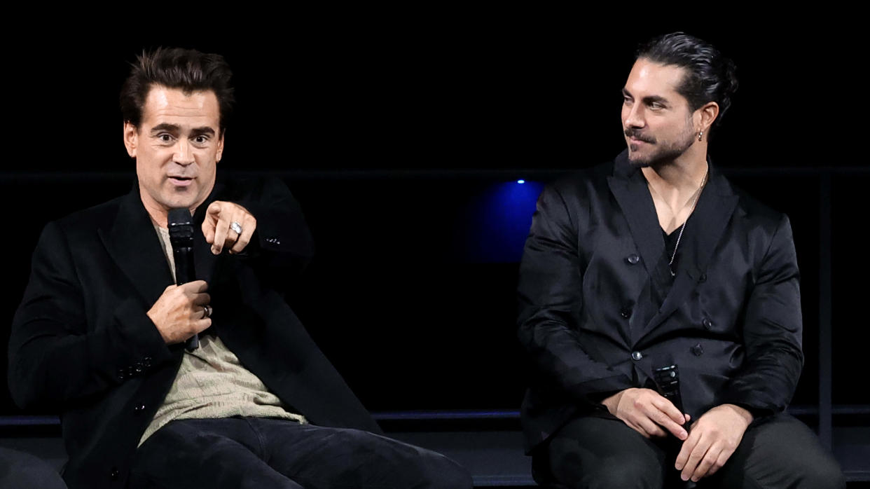 Colin Farrell and designer Mike Marino have worked together to design The Penguin. (Getty)