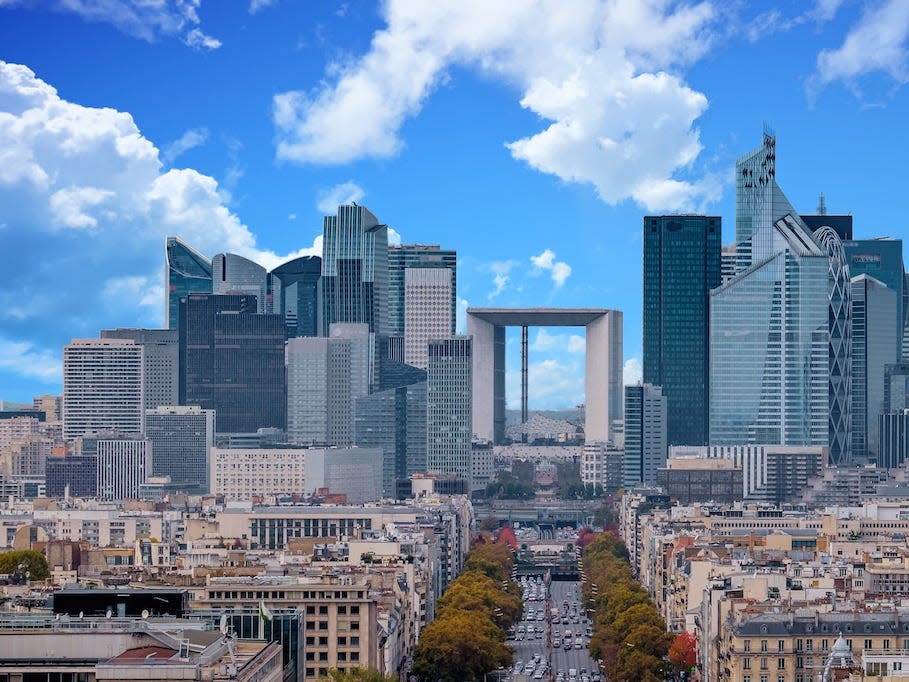 Paris financial district