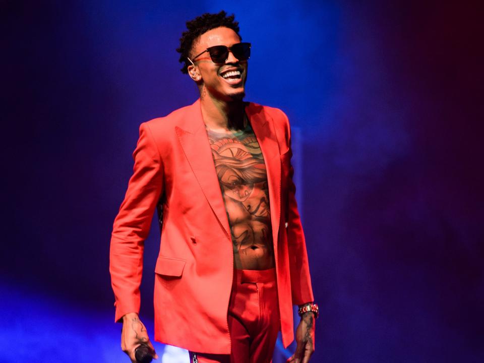 August Alsina performs live on stage at Indigo at The O2 Arena on January 23, 2018 in London, England.