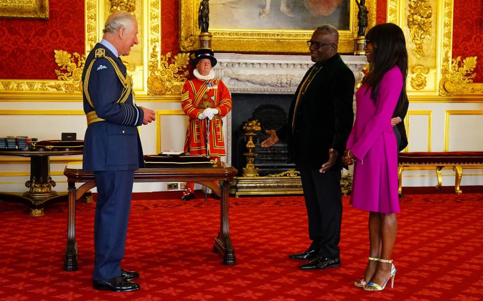 Rudolph Walker is made a CBE by the Prince of Wales at St James's Palace, London - Aaron Chown/PA Wire