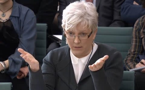 Carrie Gracie gave evidence to MPs about the pay gap at the corporation  - Credit: PA