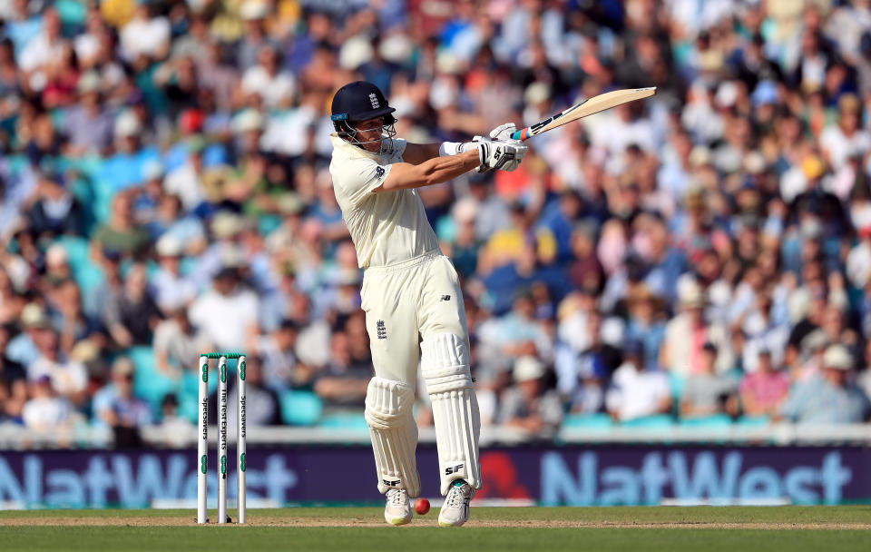Englands Joe Denly batting during day three of the fifth test match at The Kia Oval, London. (Photo by Mike Egerton/PA Images via Getty Images)
