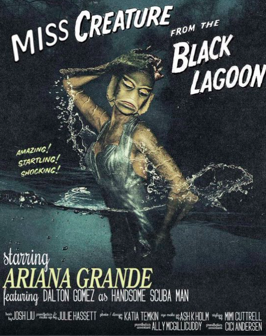 Ariana Grande 'Vintage Red' Poster