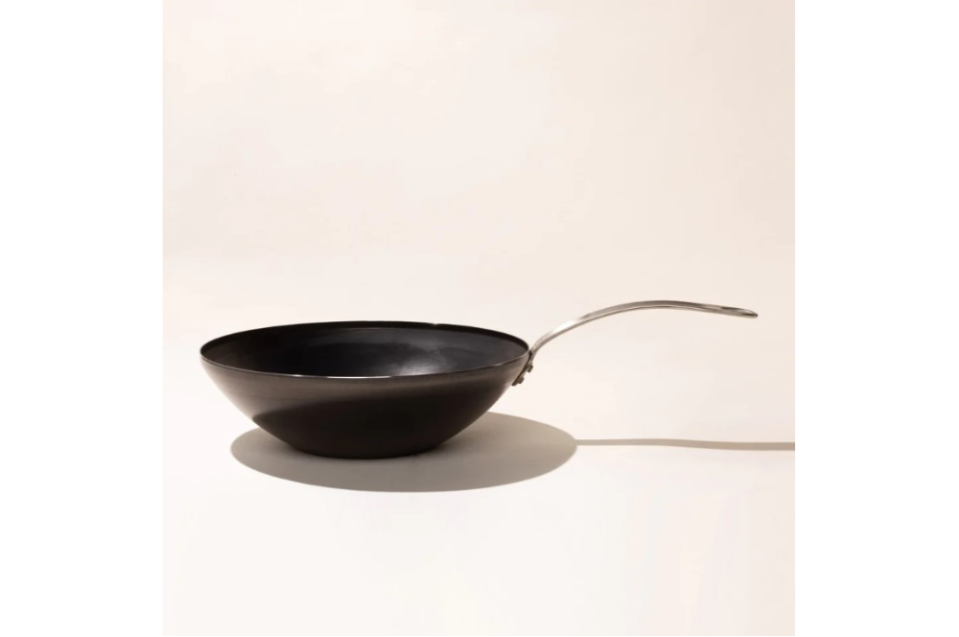 5) Blue Carbon Steel Wok