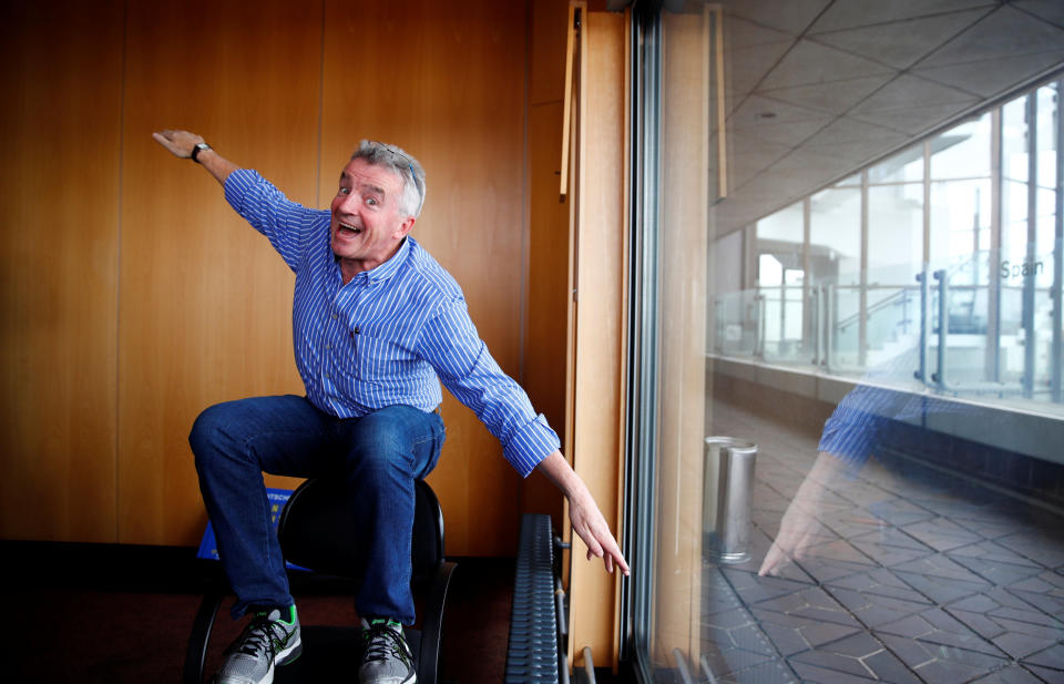 Ryanair Chief Executive Michael O’Leary is under massive pressure for a self-inflicted ‘mess-up’ (REUTERS/Axel Schmidt)