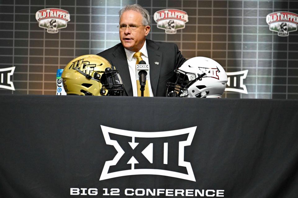 UCF football coach Gus Malzahn will lead the program into its inaugural season in the Big 12 Conference. But how will the Knights fare in Year 1?