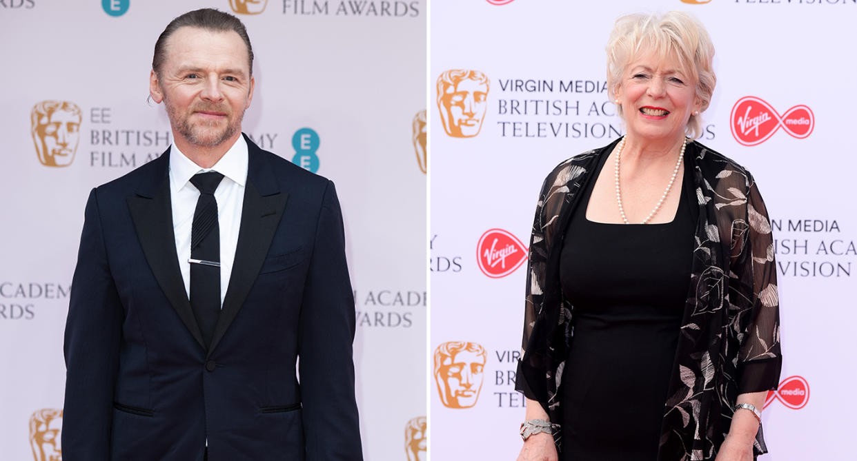 Simon Pegg and Alison Steadman will voice characters in Quentin Blake adaptations. (Getty)