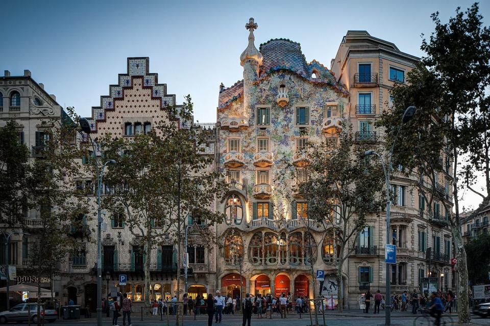 Casa Batlló in Barcelona, Spain