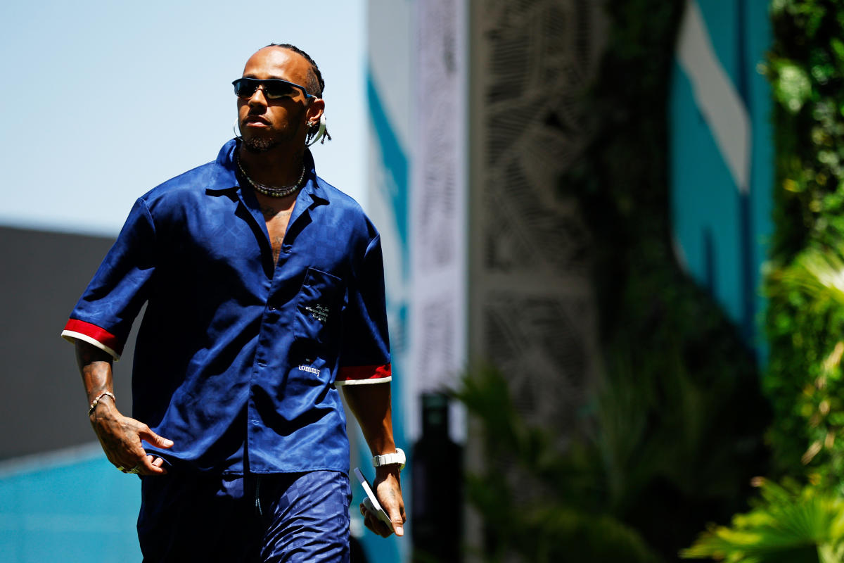 Lewis Hamilton Attends Tommy Hilfiger Miami Grand Prix Party – WWD
