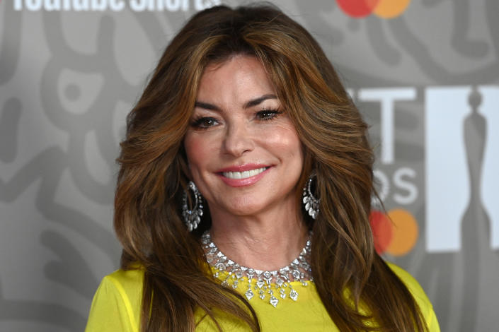 Country singer Shania Twain, 57, is comfortable with the aging process. (Photo: Dave J Hogan/Getty Images)