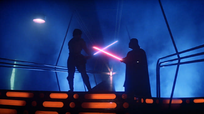 <p> <strong>The fight:</strong> Having waited three years to see a headstrong Luke square off against Darth Vader and avenge Obi-Wan's death, original Star Wars audiences got a lot more than they bargained for. With ominous lighting and powerful lightsaber-wielding, this was a showdown that marked Empire Strikes Back as a distinctly darker and deeper instalment of the saga. </p> <p> <strong>Killer move:</strong> Take your pick between the moment when Vader finally gets the better of the younger, inexperienced Jedi, liberating his hand from his wrist, or following it up with <em>that</em> revelation. </p>