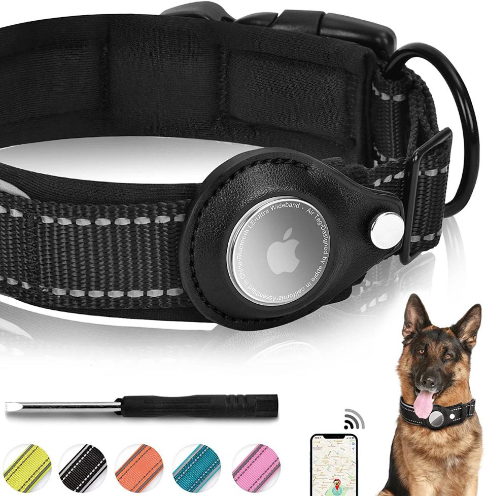 Reflective Airtag Dog Collar