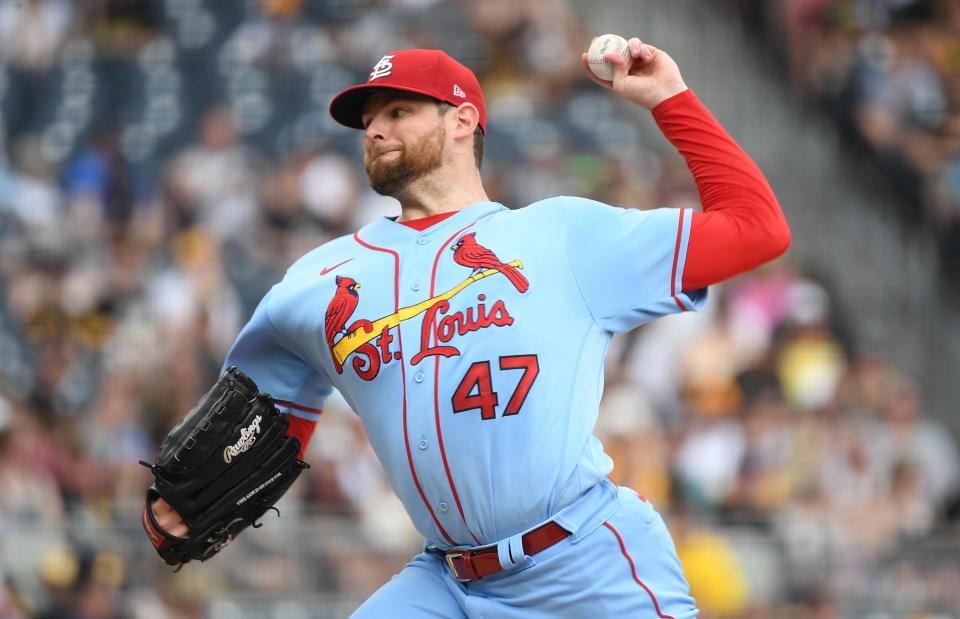 Since he was acquired at last year's trade deadline, Jordan Montgomery has pitched to a 3.31 ERA in 184 2/3 innings with the Cardinals.