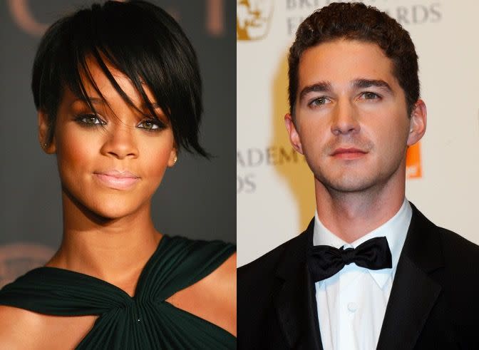 Rihanna and Shia LaBeouf