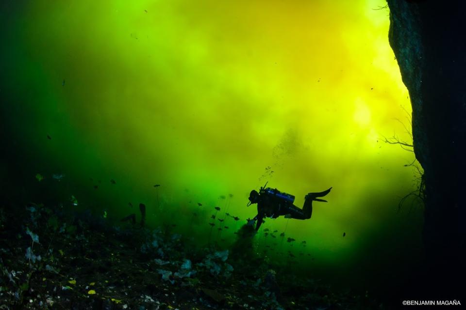 Los cenotes de la península de Yucatán son lugares místicos. Foto: Benjamín Magaña, cortesía de Ecosuby