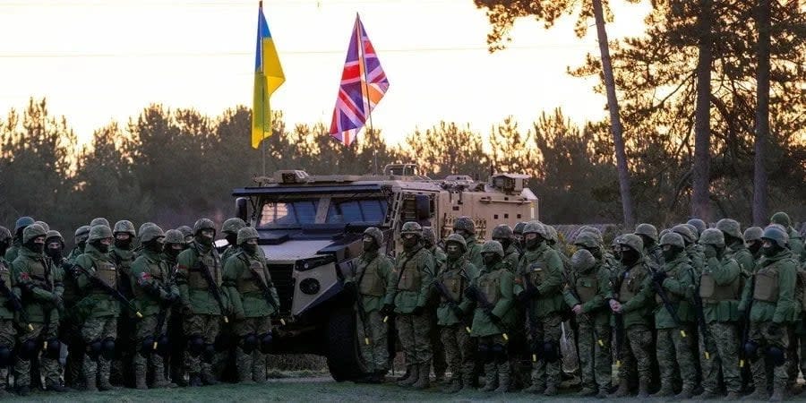 Training of Ukrainian soldiers in the UK