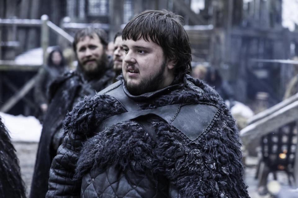 Samwell Tarly, ese amigo “casi” inseparable que hace Jon Snow dentro del Castillo Negro es quizás el más bondadoso y querible de los personajes de la serie.