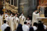 Pope Francis celebrates Holy Mass for the community of the faithful of Myanmar resident in Rome