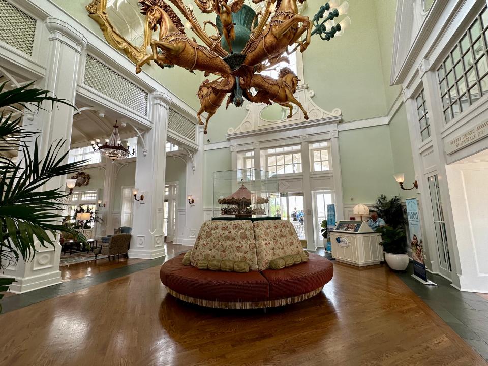 Lobby of Disney's BoardWalk Inn.