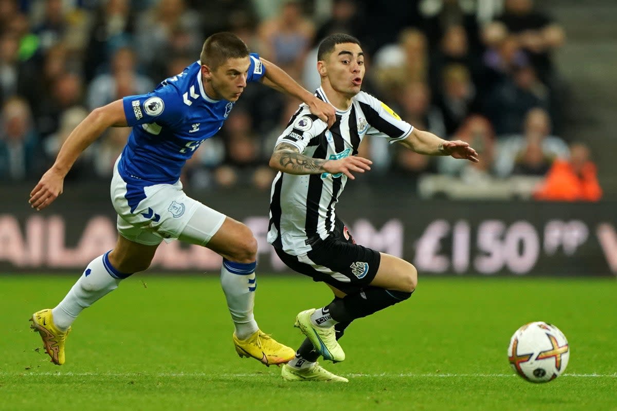 Newcastle head coach Eddie Howe was full of praise for match-winner Miguel Almiron (Owen Humphreys/PA) (PA Wire)