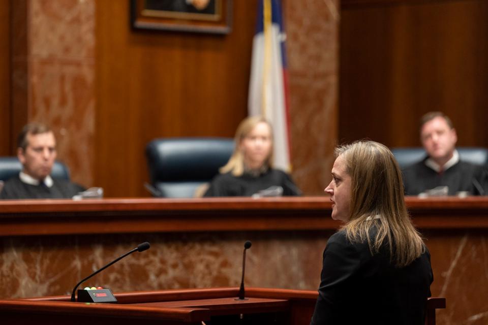 The Texas Supreme Court hears Tuesday from Kennon L. Wooten as she argues against Senate Bill 14, the state's ban on gender-affirming care for transgender youth.