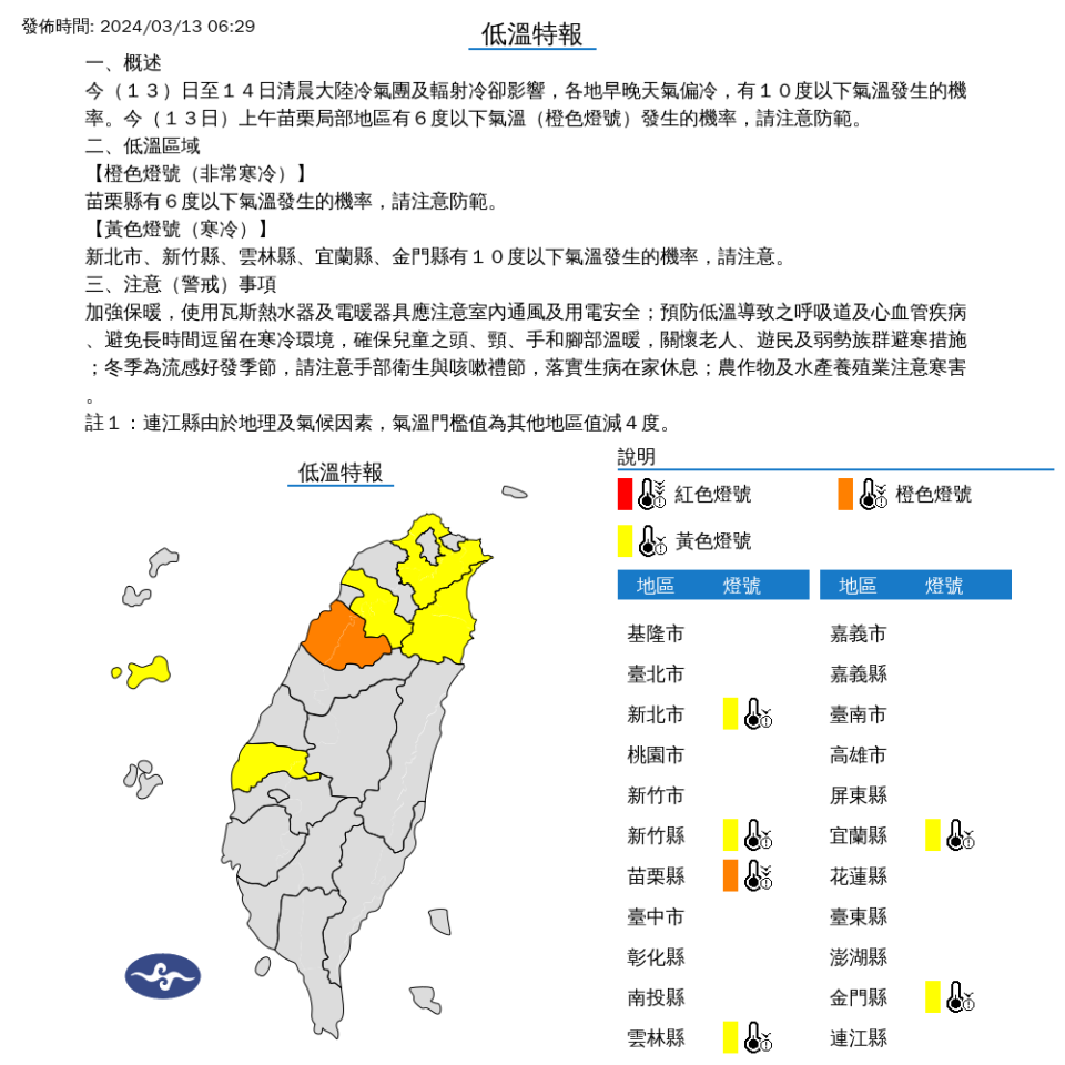 （圖取自中央氣象署網站）