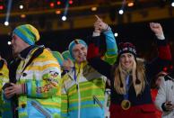 <p>Another bobsledding couple, Jamie Greubel Poser (USA) and Christian Poser (Germany) met at the Bobsled World Cup in 2012. They were married following the Sochi Olympics in 2014 and will both be representing their respective countries in PyeongChang. (Getty) </p>