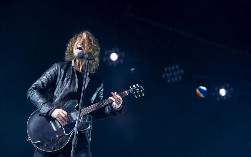 Chris Cornell, performing in Hyde Park in 2012 - Credit:  AP