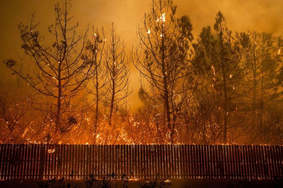 The Camp Fire in Paradise, California