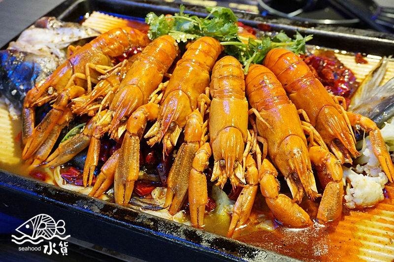 中和美食.水貨炭火烤魚.麻辣小龍蝦烤魚.重慶烤魚.熊掌烤魚.豆花烤魚.