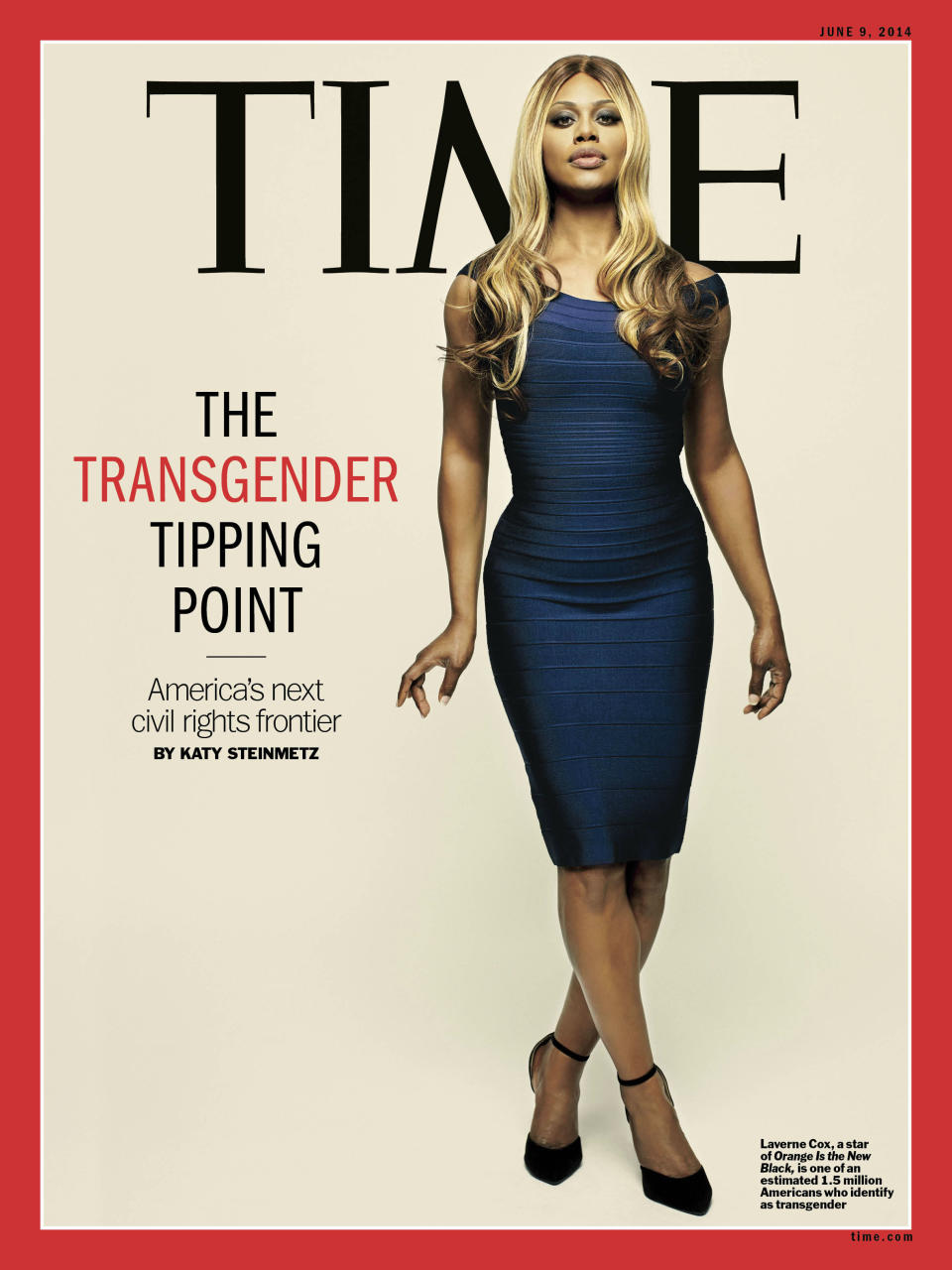 <p>Laverne Cox también fue la primera mujer transgénero que protagonizó una portada de Time. Eso ocurrió en junio de 2014. (Foto: Time). </p>