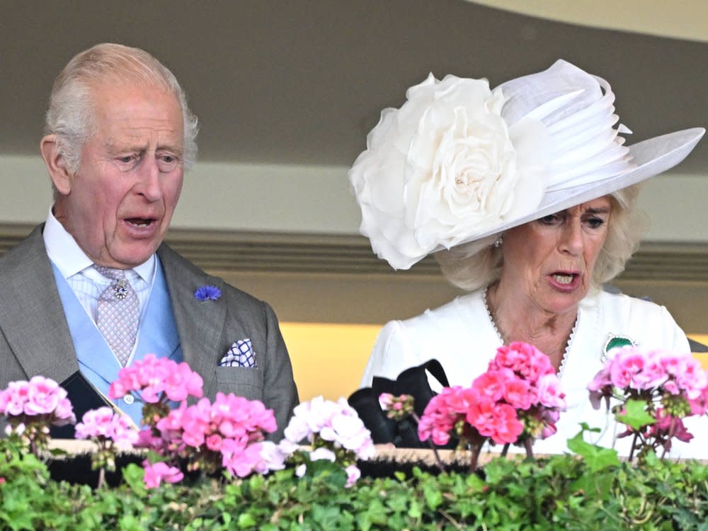 König Charles und Camilla wirken am dritten Tag vom Royal Ascot nicht glücklich. (Bild: imago/PA Images)