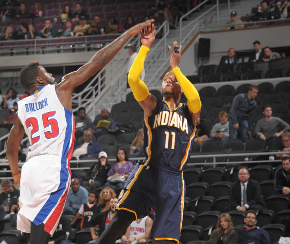 Reggie Bullock and Monta Ellis both received five-game suspensions from the NBA. (Getty Images)