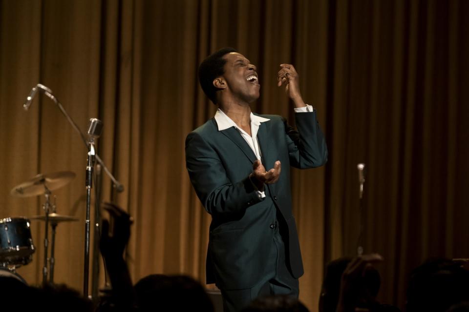 Leslie Odom Jr. sings in a scene from "One Night in Miami ..."