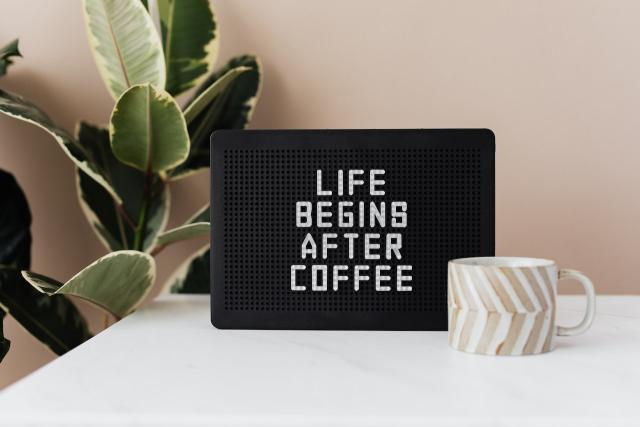 Life Begins Coffee Mug Funny Inspirational Coffee Mug for 