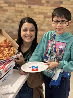 On March 20, when customers purchase a specially priced $4.99 medium one-topping pizza at Domino’s Pizza locations in Ontario, $1 will be donated to Campfire Circle. (CNW Group/Campfire Circle)