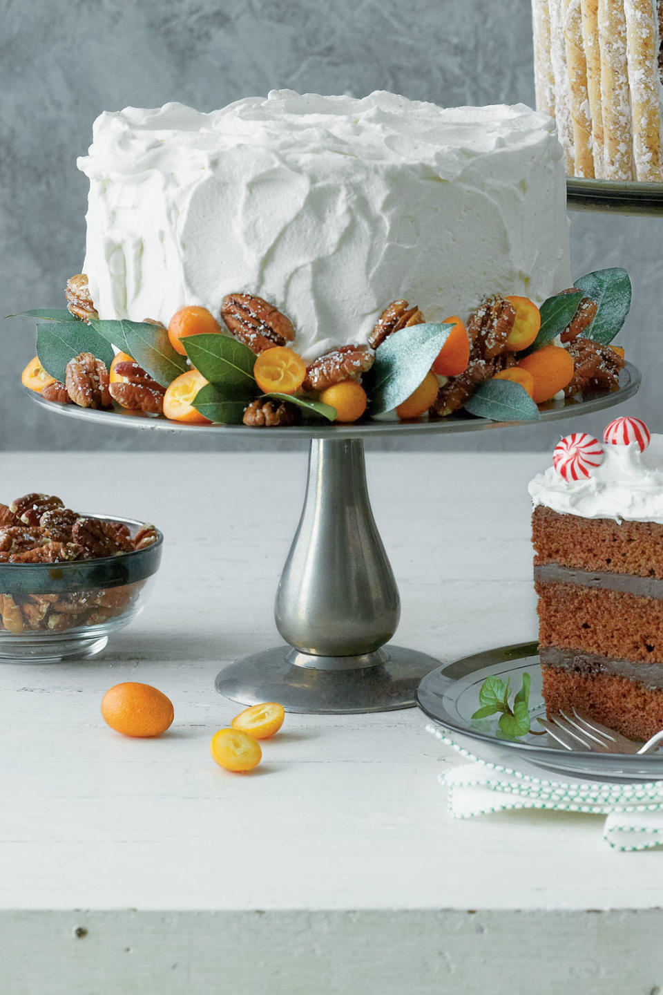 Marbled Pumpkin Praline Cake